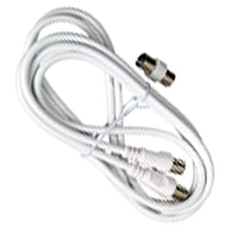 Prolongacion tv - video macho / macho 2mt. + adaptador Prolongacion tv - video macho / macho 2mt. + adaptador