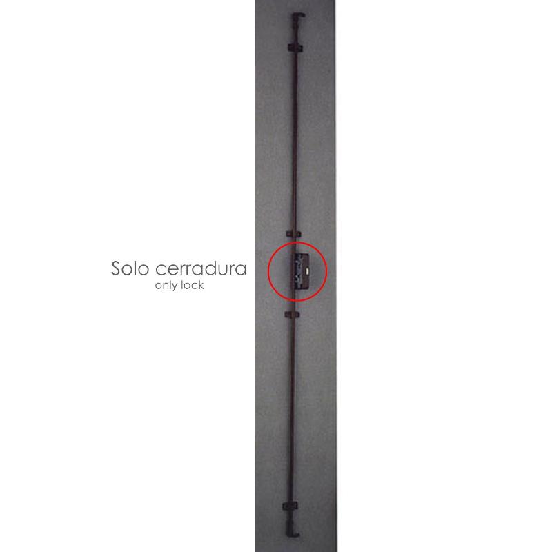Cerradura falleba sin llave 93/ marron Cerradura falleba sin llave 93/ marron