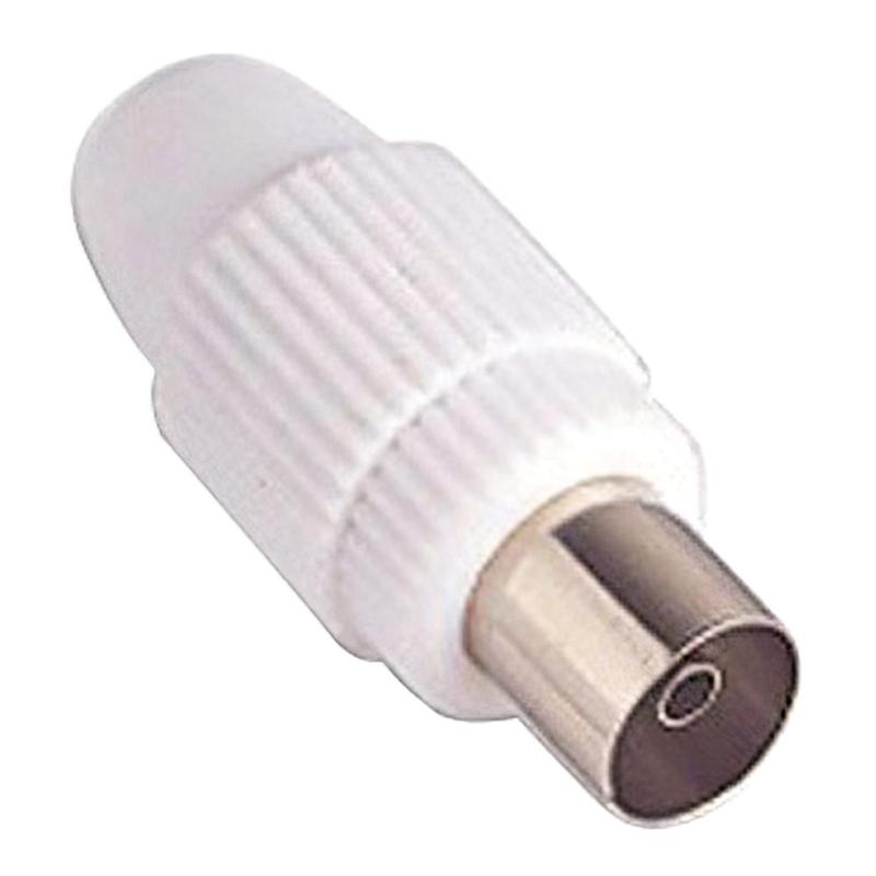 Conector tv hembra recto 9,5 mm Conector tv hembra recto 9,5 mm