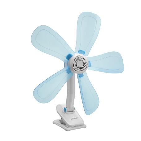 VENTILADOR CON CLIP Ø 43 CM. IDEAL PARA HOGAR, OFICINA, CAMPING, VENTILADOR MESA PORTATIL