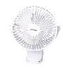 VENTILADOR CON CLIP SOBREMESA Ø 15 CM. RECARGABLE