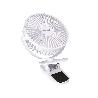 VENTILADOR CON CLIP SOBREMESA Ø 15 CM. RECARGABLE