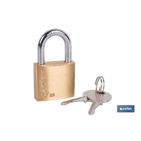 CANDADO DE LATÓN QUALITY PLUS 30MM