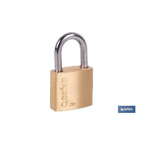 CANDADO LATÓN QUALITY PLUS 30MM LLAVES IGUALES