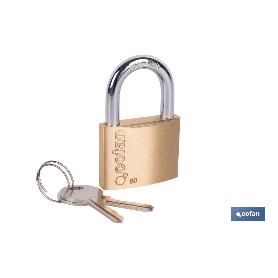 CANDADO LATÓN QUALITY PLUS 50MM LLAVES IGUALES