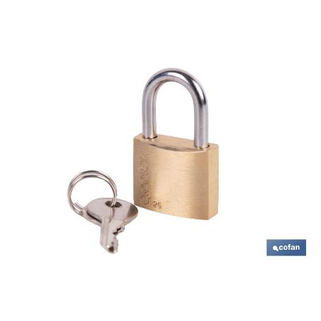 CANDADO DE LATÓN QUALITY PLUS 25MM