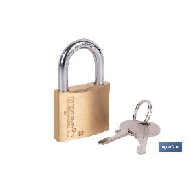 CANDADO LATÓN QUALITY PLUS 40MM LLAVES IGUALES