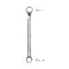 LLAVE ESTRELLA ACODADA PLUS ACERO CROMO VANADIO 20X22 DIN 838. LLAVE DOBLE BOCA ACODADA, LLAVE FIJA ESTRELLA ACODAD
