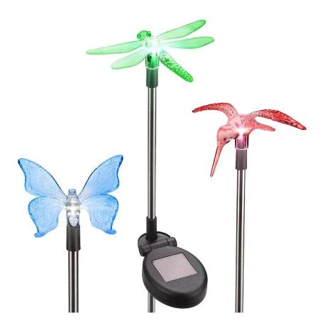 LUZ SOLAR PINCHO PAJARO 80 CM