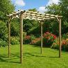 PERGOLA PABELLON MADERA 3X3X2,45 M