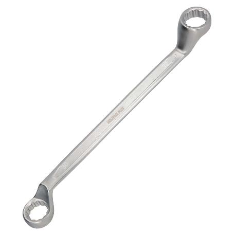 LLAVE ESTRELLA ACODADA PLUS ACERO CROMO VANADIO 30X32 DIN 838. LLAVE DOBLE BOCA ACODADA, LLAVE FIJA ESTRELLA ACODAD