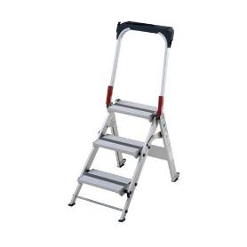 GIERRE-BP300-TABURETE PROFESIONAL ALUMINIO (3 PELDAÑOS)