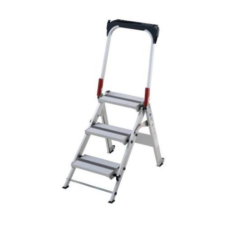 GIERRE-BP300-TABURETE PROFESIONAL ALUMINIO (3 PELDAÑOS)