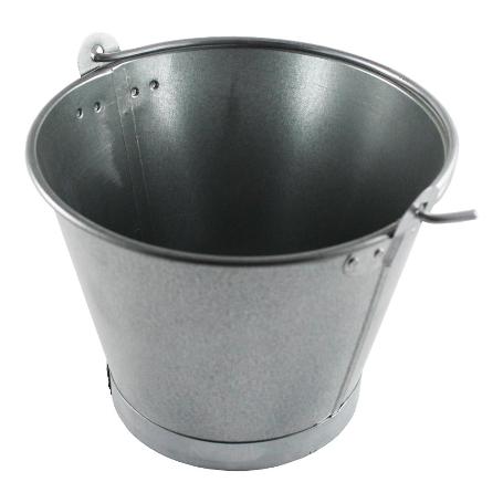 CUBO CHAPA GALVANIZADO ASA LISA 30 CM 10 L
