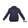 SUDADERA RANGER CUELLO CREMALLERA 280GMS AZUL-NEGRO T-L