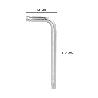 LLAVE TORX INVIOLABLE STANDAR ACERO CROMO VANADIO PROFESIONAL T50 MM. LLAVE ESTRELLA, LLAVE ALLEN ESTRELLA