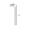 LLAVE ALLEN LARGA ACERO CROMO VANADIO PROFESIONAL 4,0 MM. LLAVE HEXAGONAL, LLAVE ALLEN TALLER MECANICA, LLAVE ALLEN