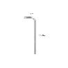 LLAVE TORX INVIOLABLE LARGA ACERO CROMO VANADIO PROFESIONAL T08 MM. LLAVE ESTRELLA, LLAVE ALLEN ESTRELLA