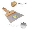 ESPATULA TECHOS MANGO MADERA HOJA ACERO 90 X 160 MM. ESPATULA YESO, ESPATULA PINTOR, ESPATULA MASILLAS, ESPATULA PL