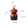 CONECTOR MANGUERA SOFT-TOUCH 1/2 CON STOP