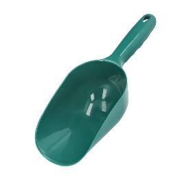 PALA PLÁSTICO MULTIUSOS. PALA DE MANO PARA JARDÍN Y HOGAR, PARA TIERRA, COMPOST, SEMILLAS, ARENA Y PIENSO - VERDE