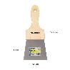ESPATULA TECHOS MANGO MADERA HOJA ACERO 90 X 100 MM. ESPATULA YESO, ESPATULA PINTOR, ESPATULA MASILLAS, ESPATULA PL