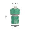 CONECTOR MANGUERA PLASTICO 3/4 CON STOP  BLISTER