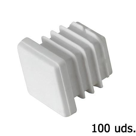 CONTERA PLASTICO CUADRADA 22X22 MM. BOLSA 100 UNIDADES
