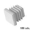CONTERA PLASTICO CUADRADA 22X22 MM. BOLSA 100 UNIDADES
