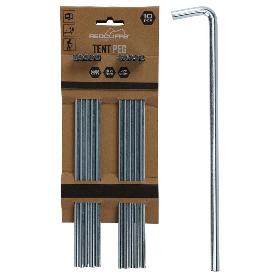 PIQUETAS TIENDA CAMPAÑA METALICA 23 CM