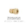 CONECTOR MANGUERA LATON  3/4 HEMBRA, ADAPTADOR GRIFO, CONECTOR GRIFO A CONECTOR RAPIDO