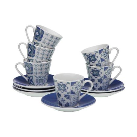 TAZAS PORCELANA CAFE AZURITA 80 ML
