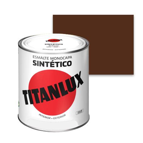 ESMALTE PARDO TITANLUX 750ML. 517