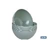 BOL MODELO ALBAHACA 950ML VERDE AGUA 17X7CM   CAJA 6 UNID.
