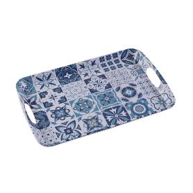 BANDEJA MELAMINA AZURITA PEQUEÑA  42X27,4X2,3 CM