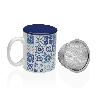 TAZA + FILTRO + TAPA INFUSION AZURITA 350 ML
