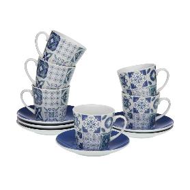 TAZAS PORCELANA TE AZURITA 220 ML