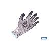 GUANTE ANTICORTE HPPE IMPREGNADO DE LATEX RUGOSO TALLA 8   CAJA 12 UNID.