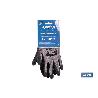 GUANTE ANTICORTE HPPE IMPREGNADO DE LATEX RUGOSO TALLA 8   CAJA 12 UNID.