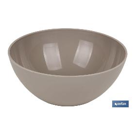 BOL MODELO ALBAHACA 300ML COLOR PIEDRA 12X5CM VENTA UNITARIA