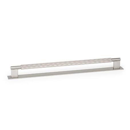 TIRADOR ALUMINIO MODELO ARPA PLATE CON PLACA ACABADOS DISPONIBLES EFECTO INOX, NEGRO CEPILLADO Y LATON CEPILLADO AC