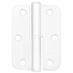 PERNIO CANTO REDONDO 90-65-2,5 BLANCO/LATON  IZQUIERDA/DERECHA MANO IZQUIERDA ACABADO BLANCO