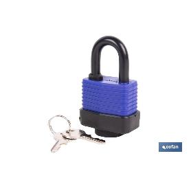 CANDADO LAMINADO ANTIHUMEDAD QUALITY PLUS 40MM