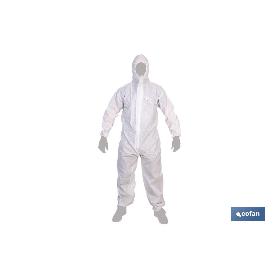 BUZO CON CAPUCHA TIPO 5 Y 6 BLANCO TALLA XL