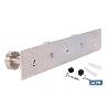 PERCHERO DE PARED DE ACERO INOXIDABLE 304 CON 3 POMOS 15,6 X 2,7 X 2,8 CM