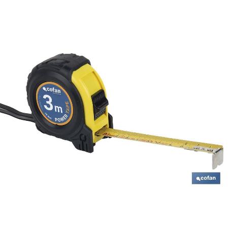 FLEXÓMETRO PROTEC. GOMA 19 MM X 3 M