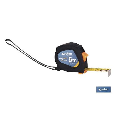 FLEXÓMETRO ANTIDESLIZANTE 19 MM X 5 M