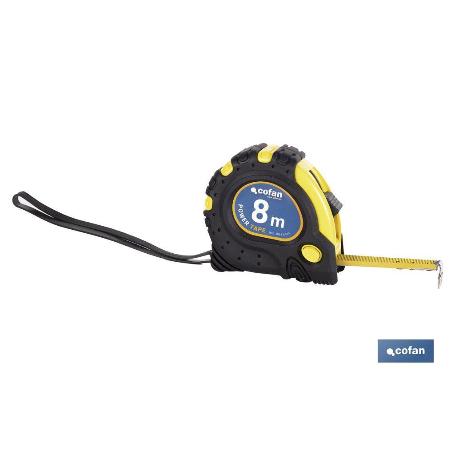 FLEXÓMETRO MAGNÉTICO 25 MM X 8 M