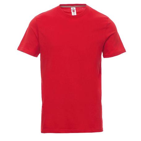 CAMISETA ALGODON CUELLO REDONDO VARIOS COLORES TALLA S-XXL COLOR ROPA COLOR ROJO TALLA M