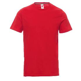 CAMISETA ALGODON CUELLO REDONDO VARIOS COLORES TALLA S-XXL COLOR ROPA COLOR ROJO TALLA S